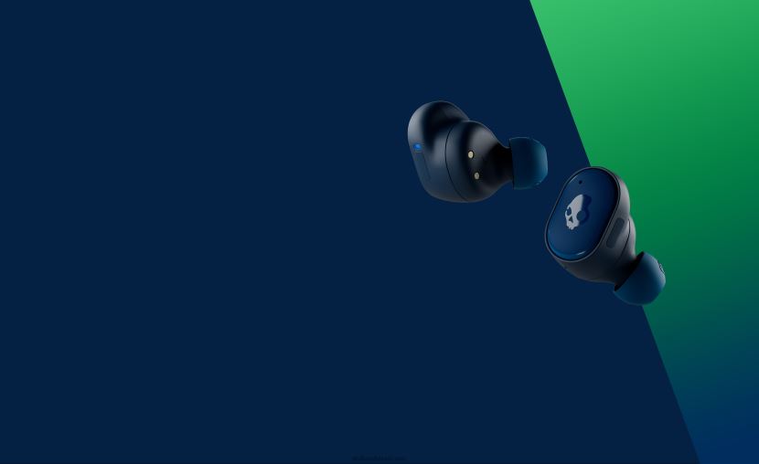 fones de ouvido sem fio verdadeiros com tecnologia premium atualizável azul escuro/verde 4J0Z4N12 Skullcandy - Image 3