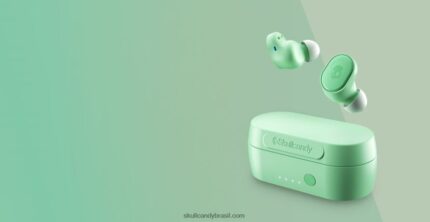 fones de ouvido verdadeiramente sem fio perfeitamente simples sesh evo true wireless menta pura 4J0Z4N23 Skullcandy