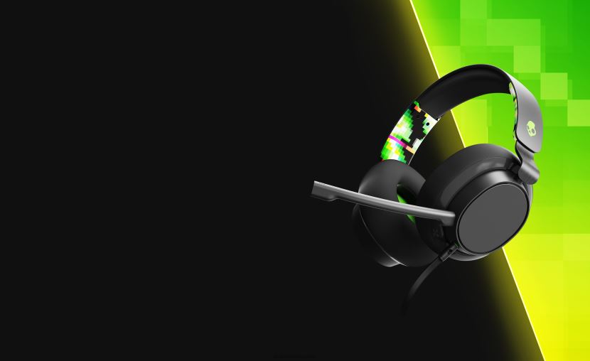 gaming essencialpremium sound slyr headset para jogos com fio multiplataforma digihype verde 4J0Z4N55 Skullcandy - Image 1
