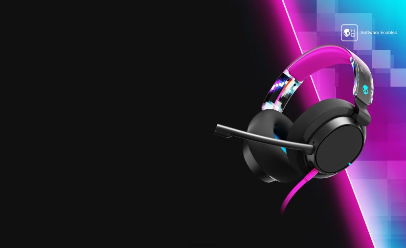 jogos avançados ajustados para você fone de ouvido para jogos com fio multiplataforma slyr pro digihype preto 4J0Z4N51 Skullcandy - Image 1