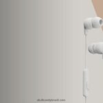 os fones de ouvido originais essenciais ink'd + com microfone mod branco 4J0Z4N35 Skullcandy