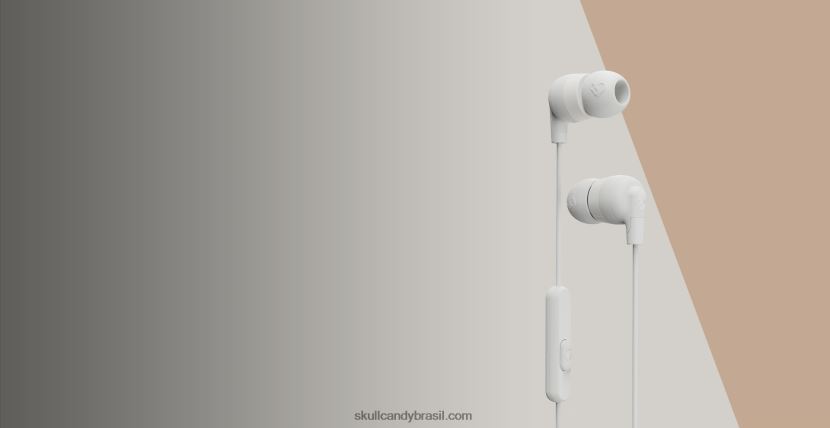 os fones de ouvido originais essenciais ink'd + com microfone mod branco 4J0Z4N35 Skullcandy - Image 1