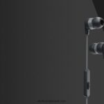 os fones de ouvido originais essenciais ink'd + com microfone preto 4J0Z4N30 Skullcandy