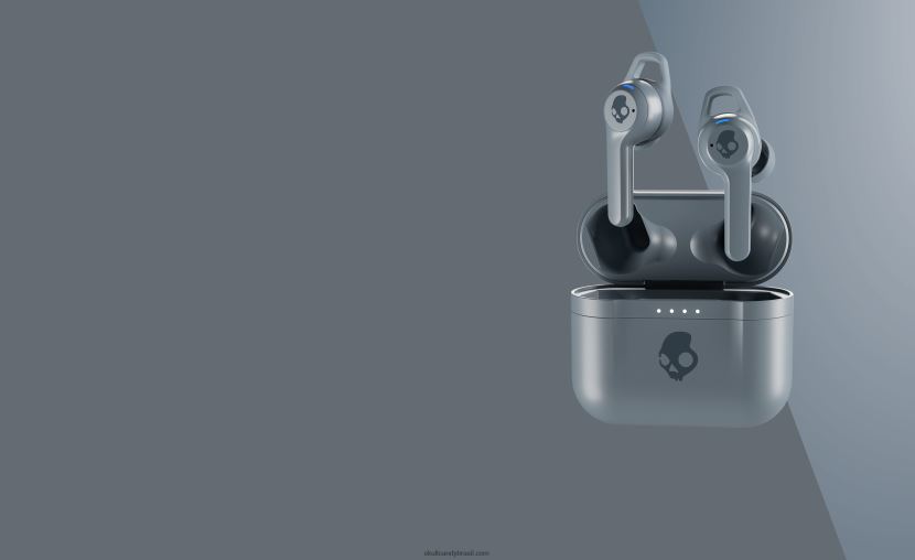 sem fios sem ruído indy e cancelamento de ruído sem fio verdadeiro cinza frio 4J0Z4N4 Skullcandy - Image 2