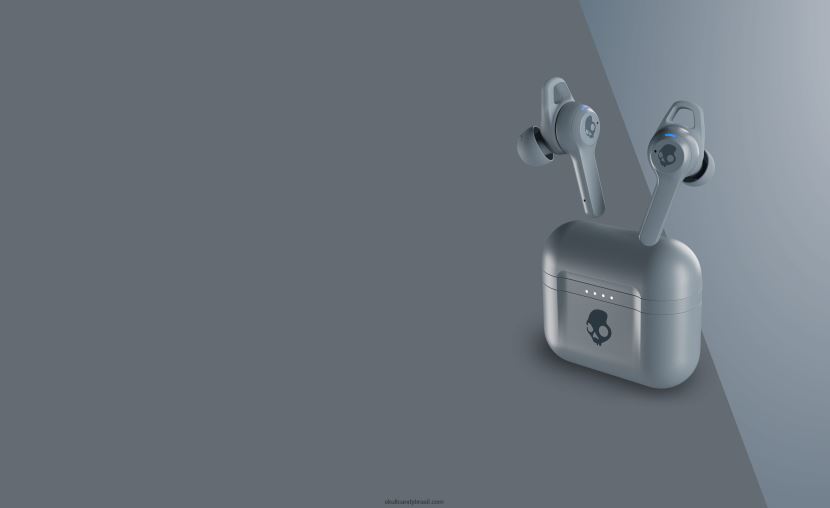 sem fios sem ruído indy e cancelamento de ruído sem fio verdadeiro cinza frio 4J0Z4N4 Skullcandy - Image 1