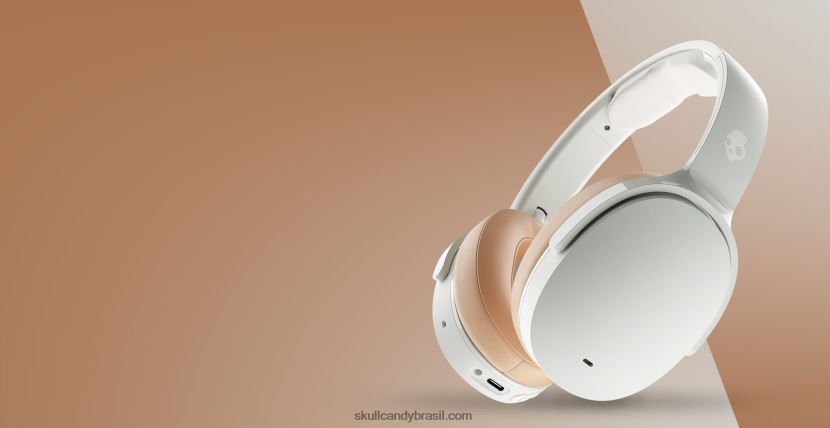 simplicidade sem fio com cancelamento de ruído hesh e fones de ouvido sem fio com cancelamento de ruído mod branco 4J0Z4N63 Skullcandy - Image 1
