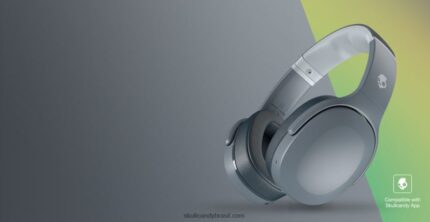 sinta o baixo sintonizado para você fones de ouvido com som de baixo sensorial esmagador evo com som pessoal cinza frio 4J0Z4N58 Skullcandy
