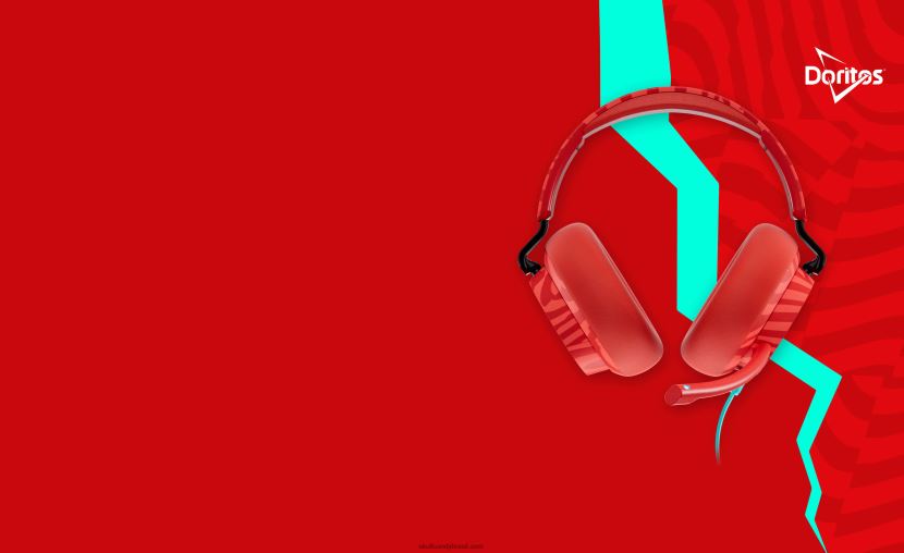 Skullcandy x Doritos Slyr Fone de ouvido para jogos multiplataforma com fio doritos red 4J0Z4N70 Skullcandy - Image 3