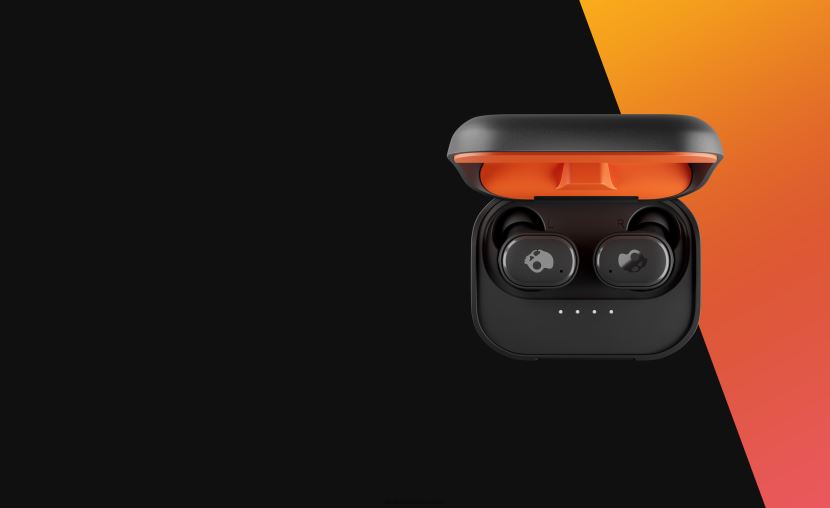 tecnologia atualizável carregamento sem fio grind combustível verdadeiro fones de ouvido sem fio preto/laranja 4J0Z4N7 Skullcandy - Image 3