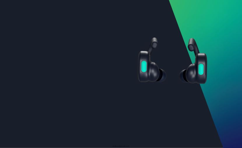 tecnologia atualizável com ajuste seguro push fones de ouvido sem fio verdadeiros ativos azul escuro/verde 4J0Z4N13 Skullcandy - Image 5