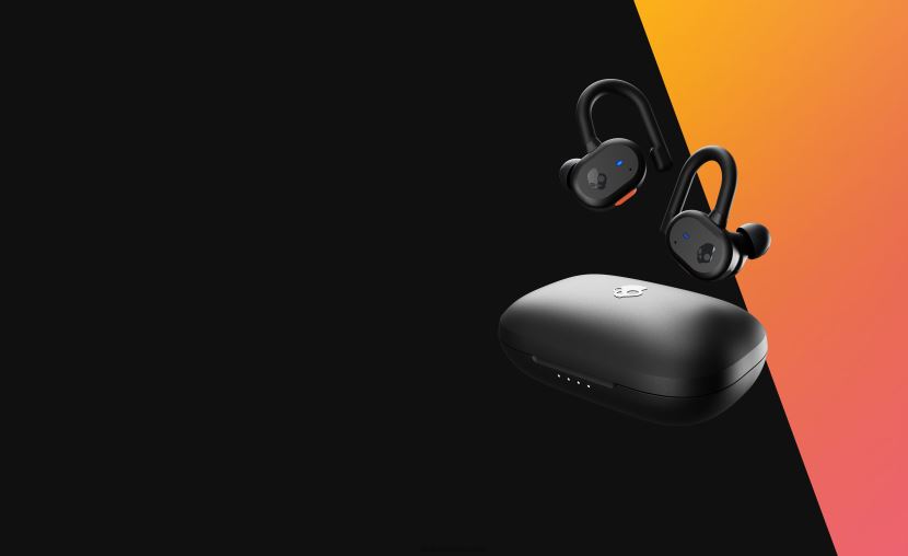tecnologia atualizável com ajuste seguro push fones de ouvido sem fio verdadeiros ativos preto/laranja 4J0Z4N15 Skullcandy - Image 2
