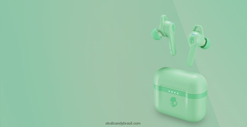 True Freedom Amplified Indy Evo True Wireless Earbuds menta pura 4J0Z4N17 Skullcandy - Image 1